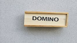 Holz-Domino-Spiel