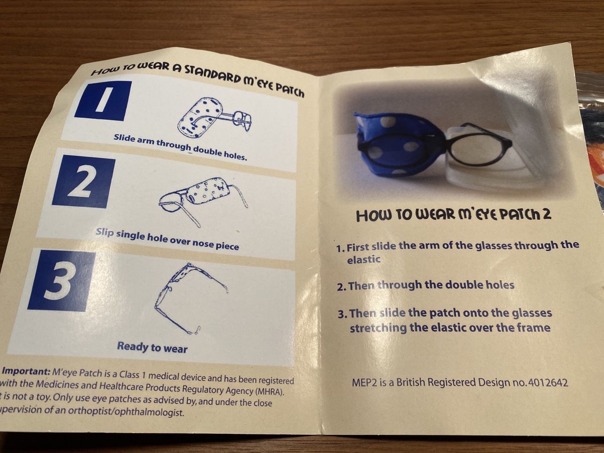 Occhiali & Lenti: M‘eye Patch Augenklappe Abseckung Auge – Usato da Oberrohrdorf venduto da Desteny1 1