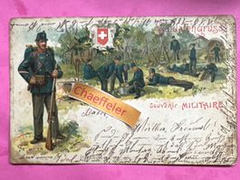 1905 Soldarengruss - Souvenir Militaire