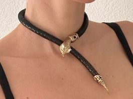 DL Auld 1960s snake mesh vintage necklace/bracelet