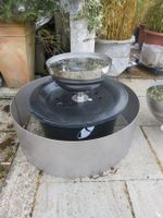 Chrom halb Kugel🤩Brunnen Gartenbrunnen Kugel 40 cm Brunnen