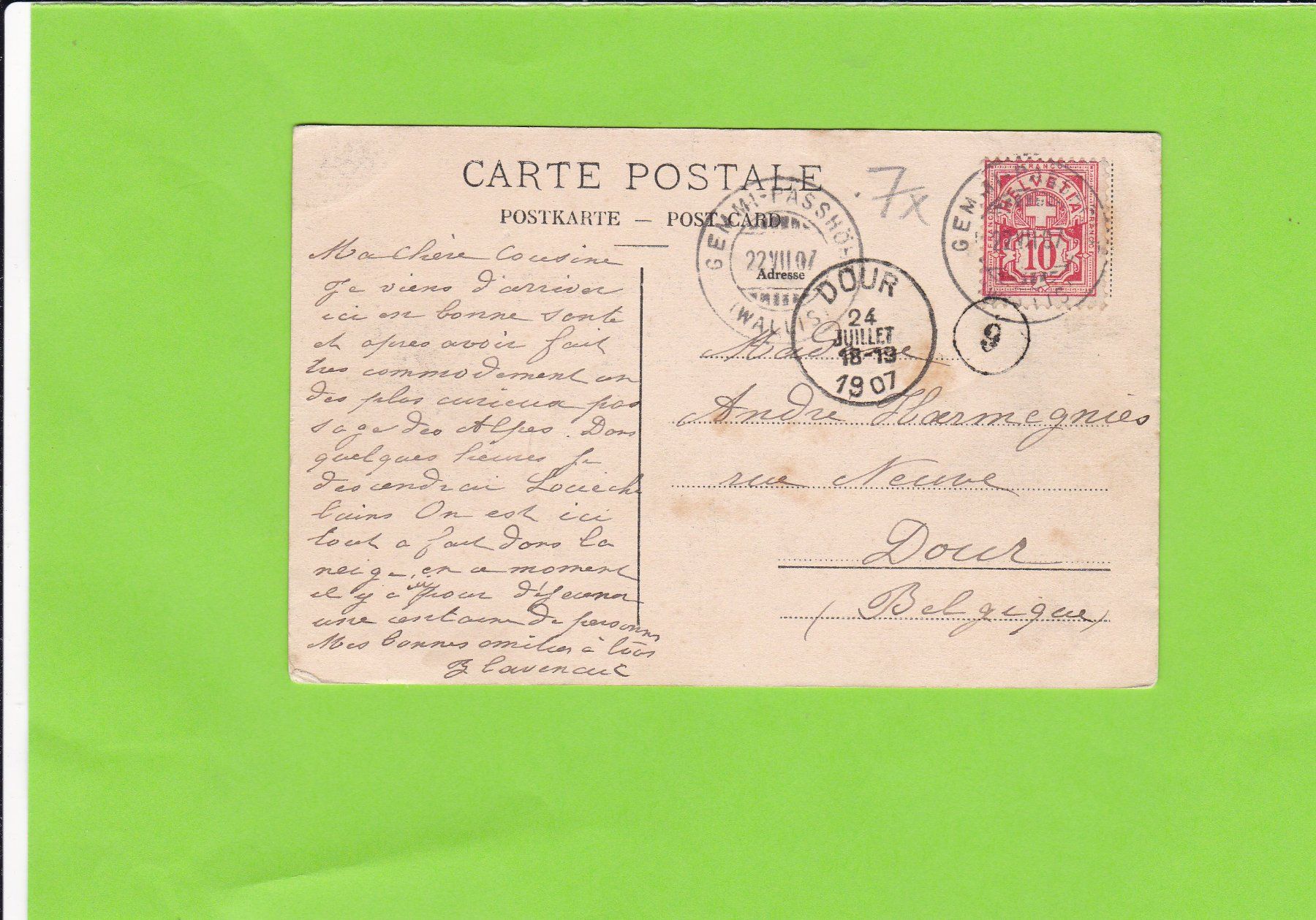 Cartoline postali: Das Doldenhorn – Usato da St. Peterzell venduto da neckertal 1