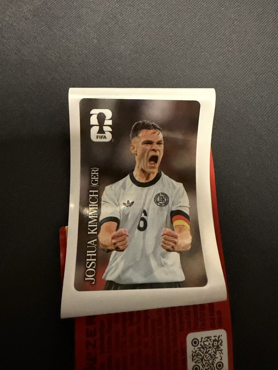 Panini Carte collezionabili: Kimmich Panini Cola Sticker – Nuovo (secondo la descrizione) da Biel/Bienne venduto da ale_68p9