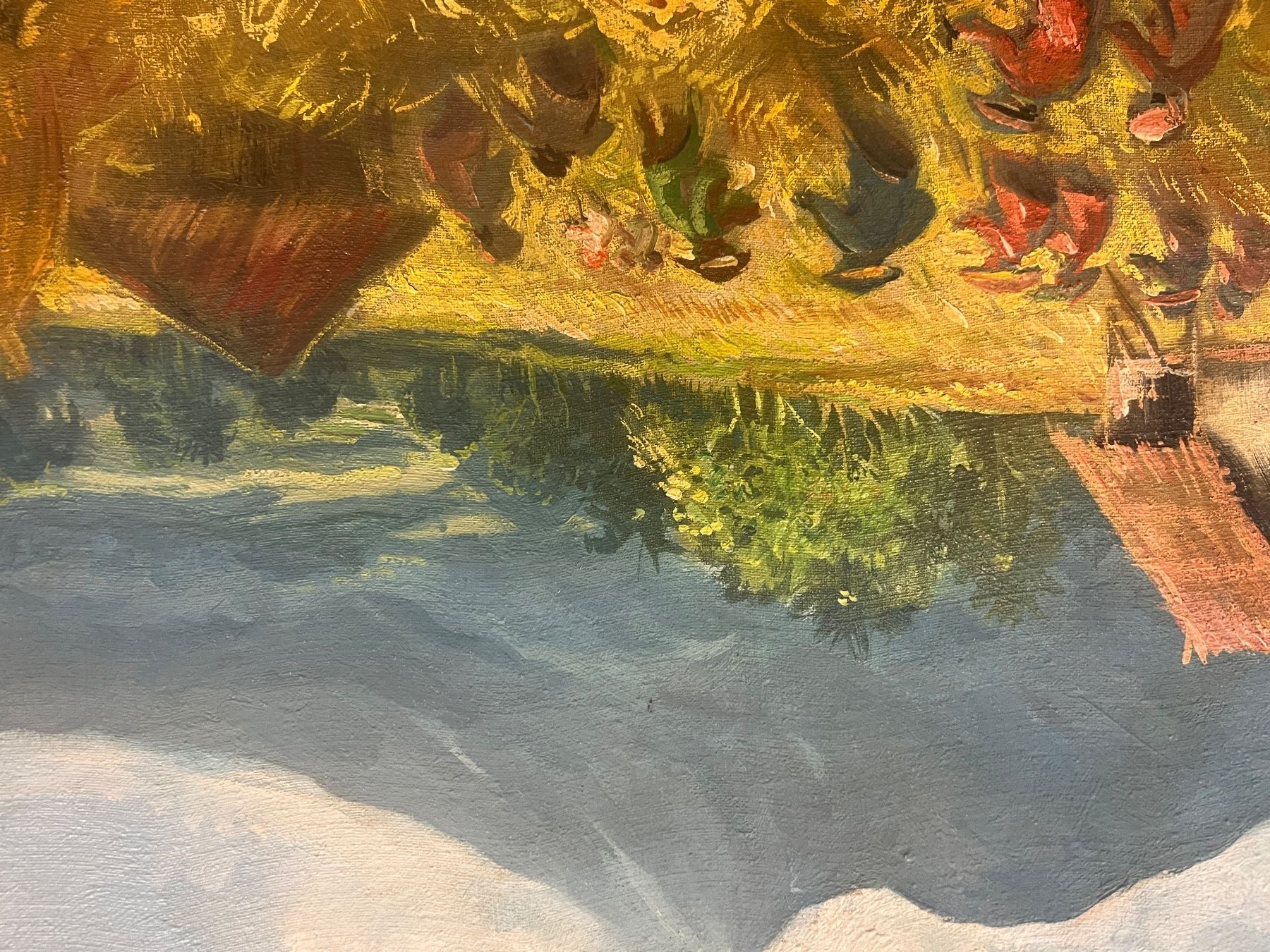 Gemälde: HUILE SUR CARTON SIGNÉE – Gebraucht aus Genève von Qanil77 3