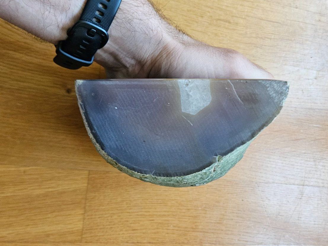 Mineralien & Heilsteine: Geode geschnitten – Gebraucht aus Lenk im Simmental von oli66661 2