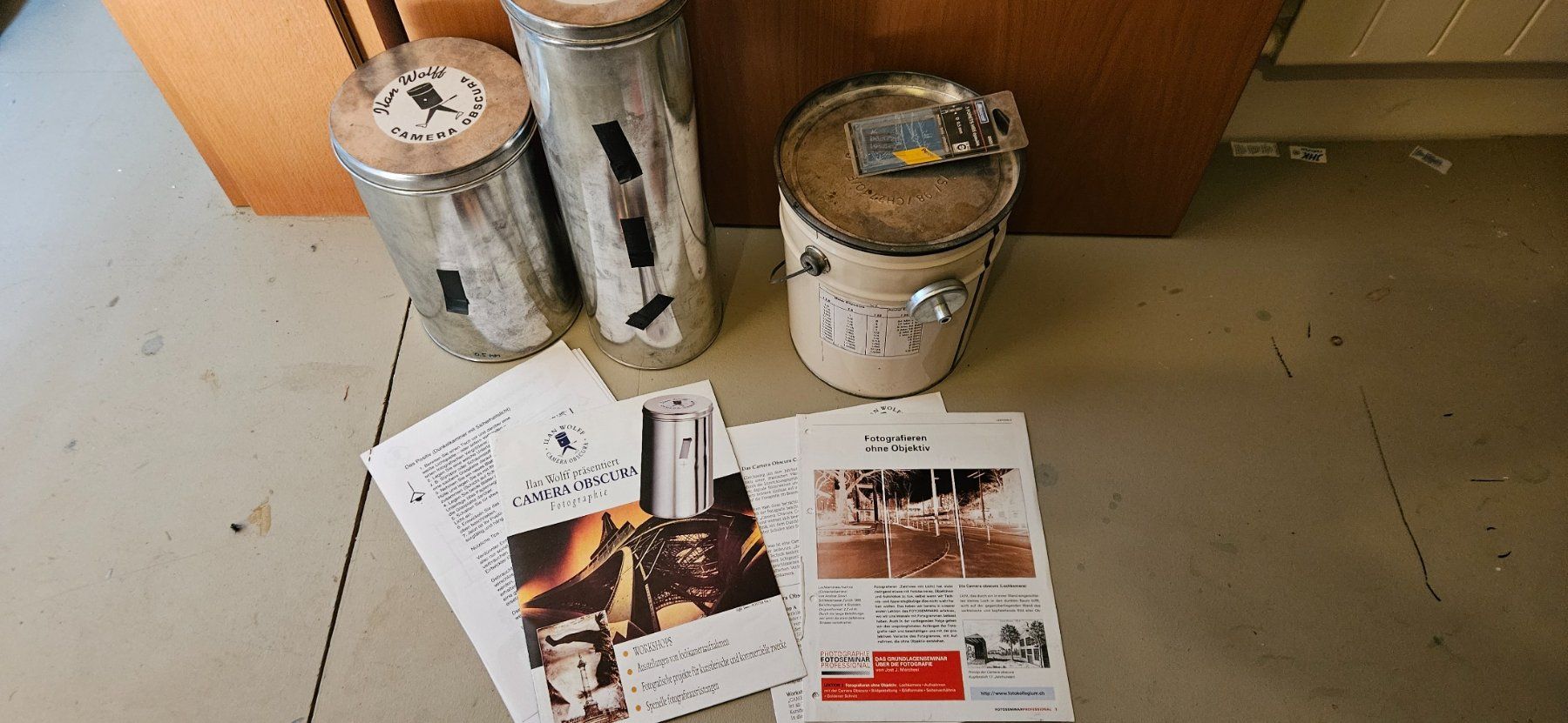 Fotocamera: Camera Obscura Bausatz, Ilan Wolff, mit Anleitung – Usato da Oberhallau venduto da Justins