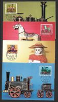 Pro Juventute 1983 Serie 4 Maximumkarten Orts-ET 24.11.1983
