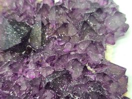 Purple Octahedron Fluorite on Quartz, Yiwu Zhejiang, China