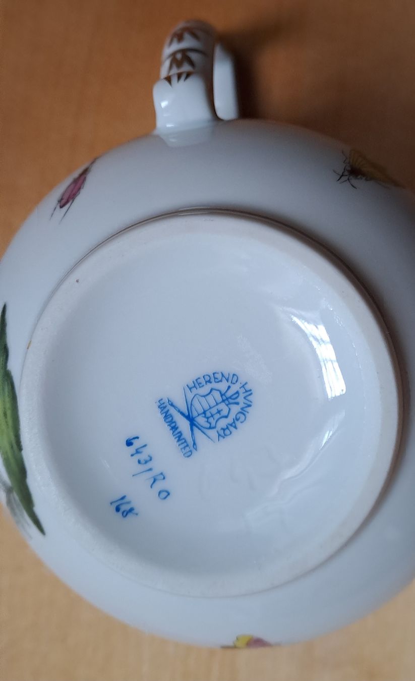 Herend Set di piatti: Rahmkrüglein, Rothschild, Herend – Usato da Trogen venduto da Limboo 4