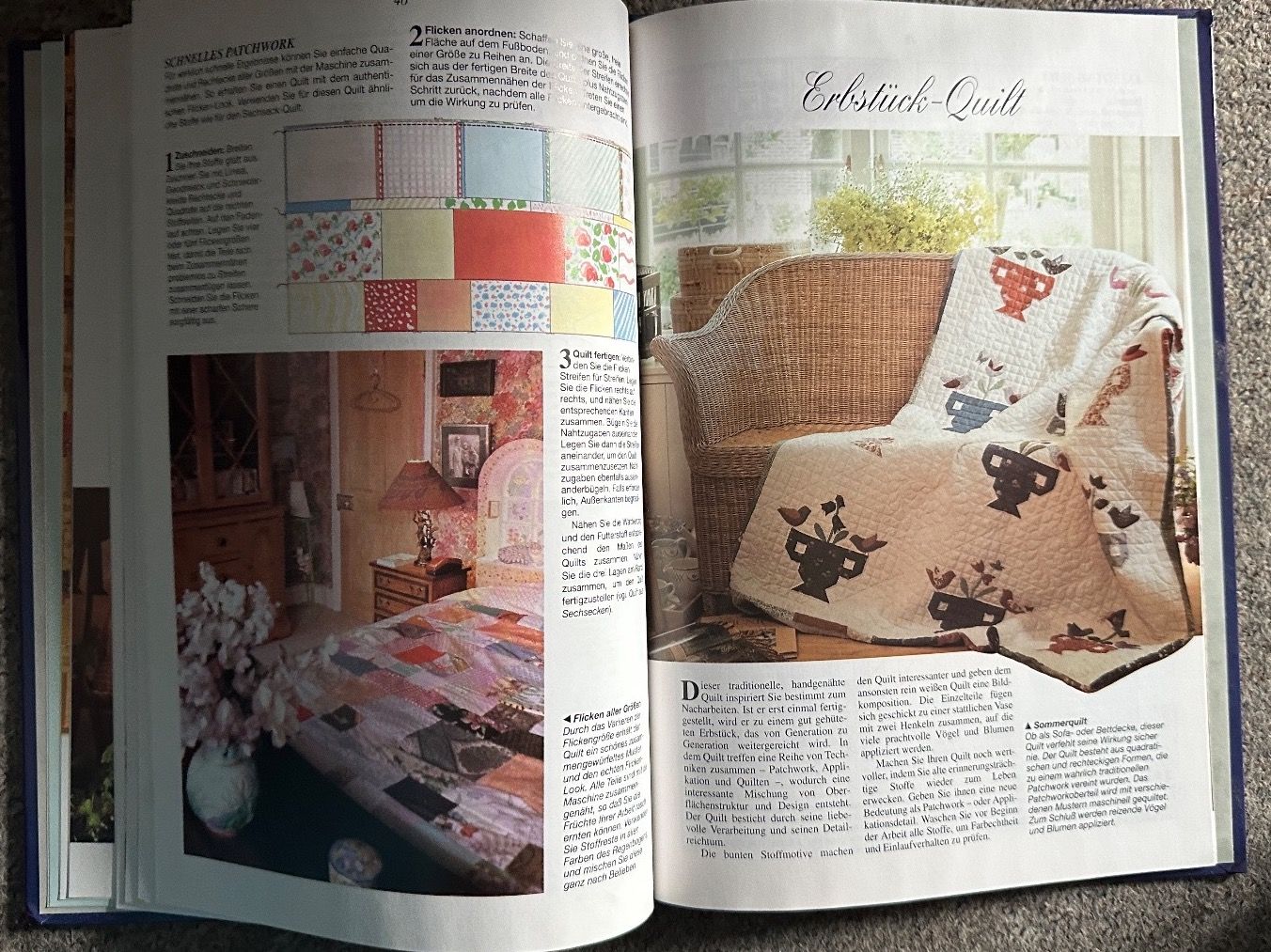 Libri: Quilten & Patchwork mein Hobby 60 Seiten – Usato da Buchs SG venduto da Billikatze5 8