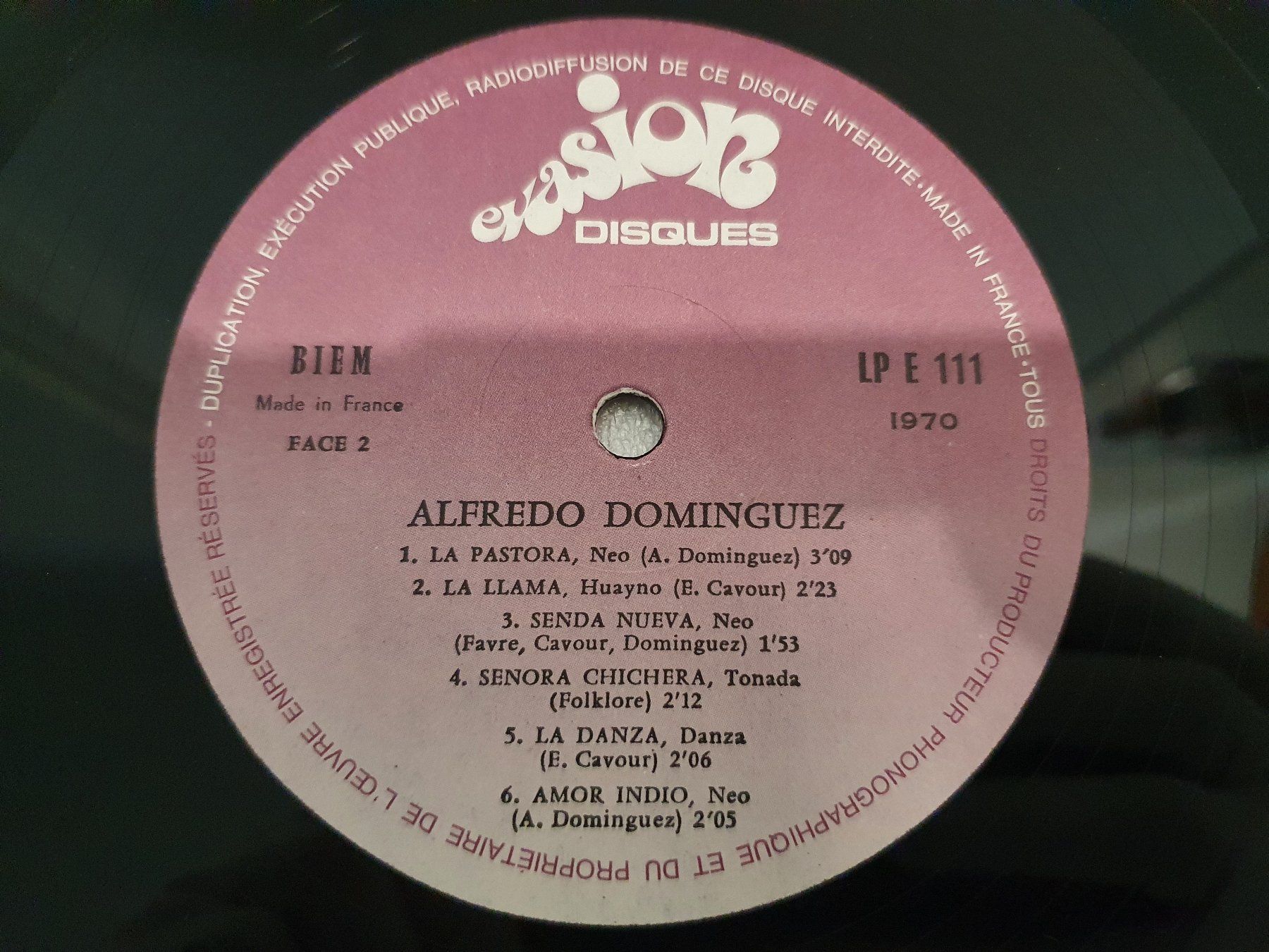 Dischi in vinile: Alfredo Dominguez – Usato da Uster venduto da Vinyl-Leidenschaft 5