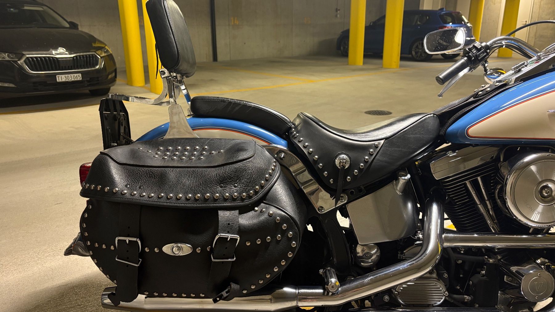 Harley-Davidson Chopper: HARLEY DAVIDSON Heritage Softail FLSTN 1995 – Usato da Brione s. Minusio venduto da ticinosell 4