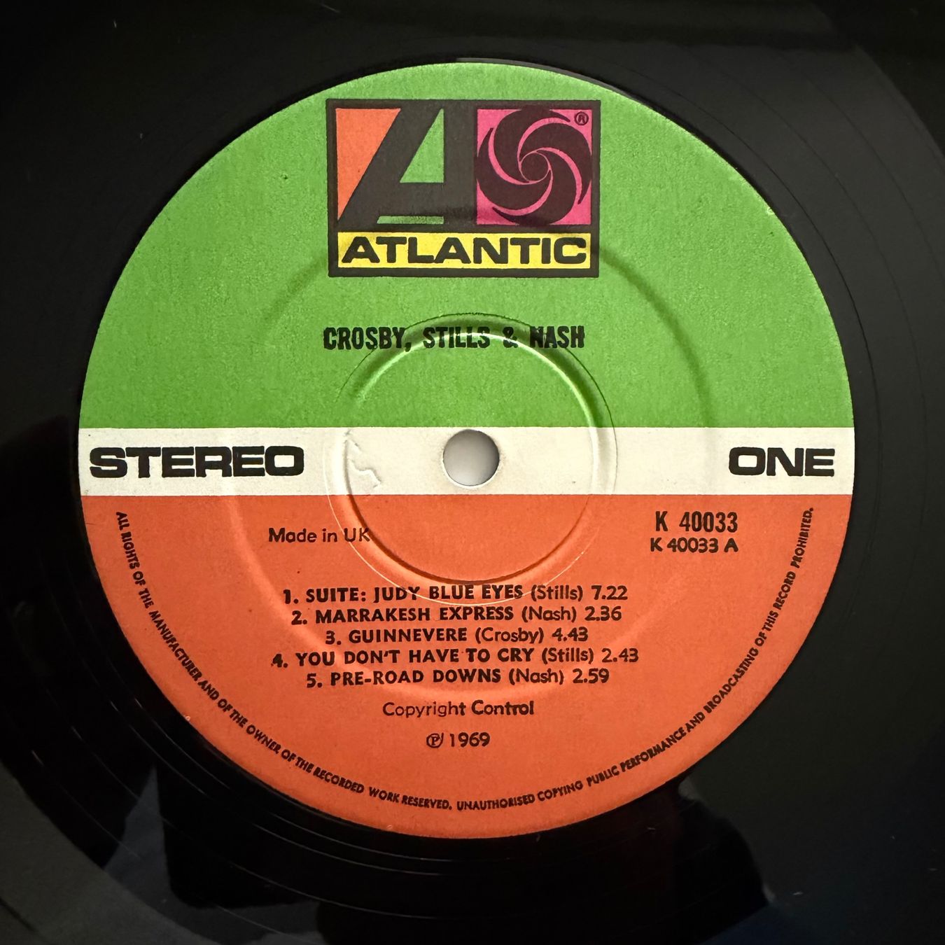 Schallplatten: Crosby, Stills & Nash - Same / UK-Press. - RE von 1969 – Gebraucht aus Gais von soundcave57 4