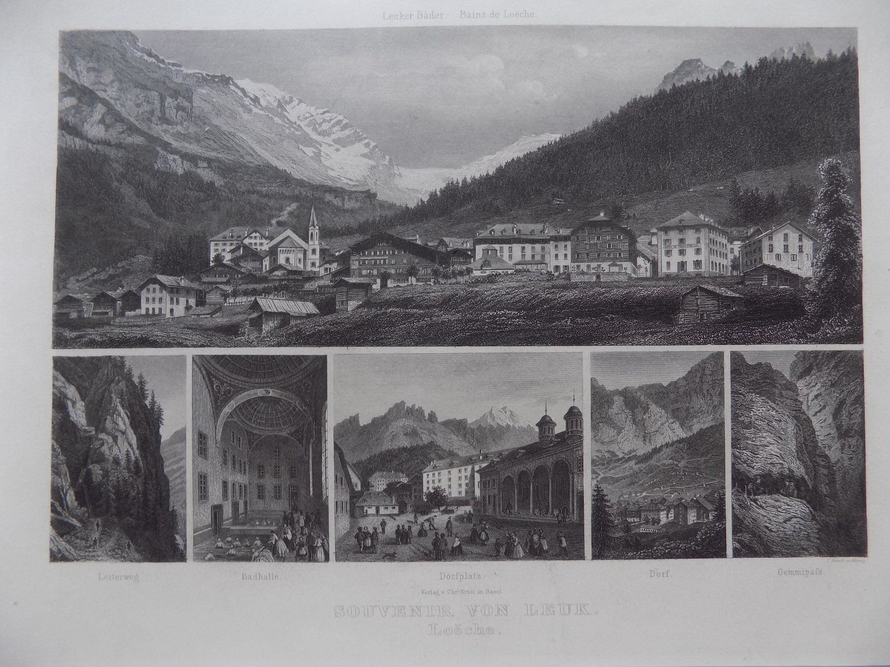 Gravures: Leuk Souvenir – D'occasion à Risch par Rischli15 6