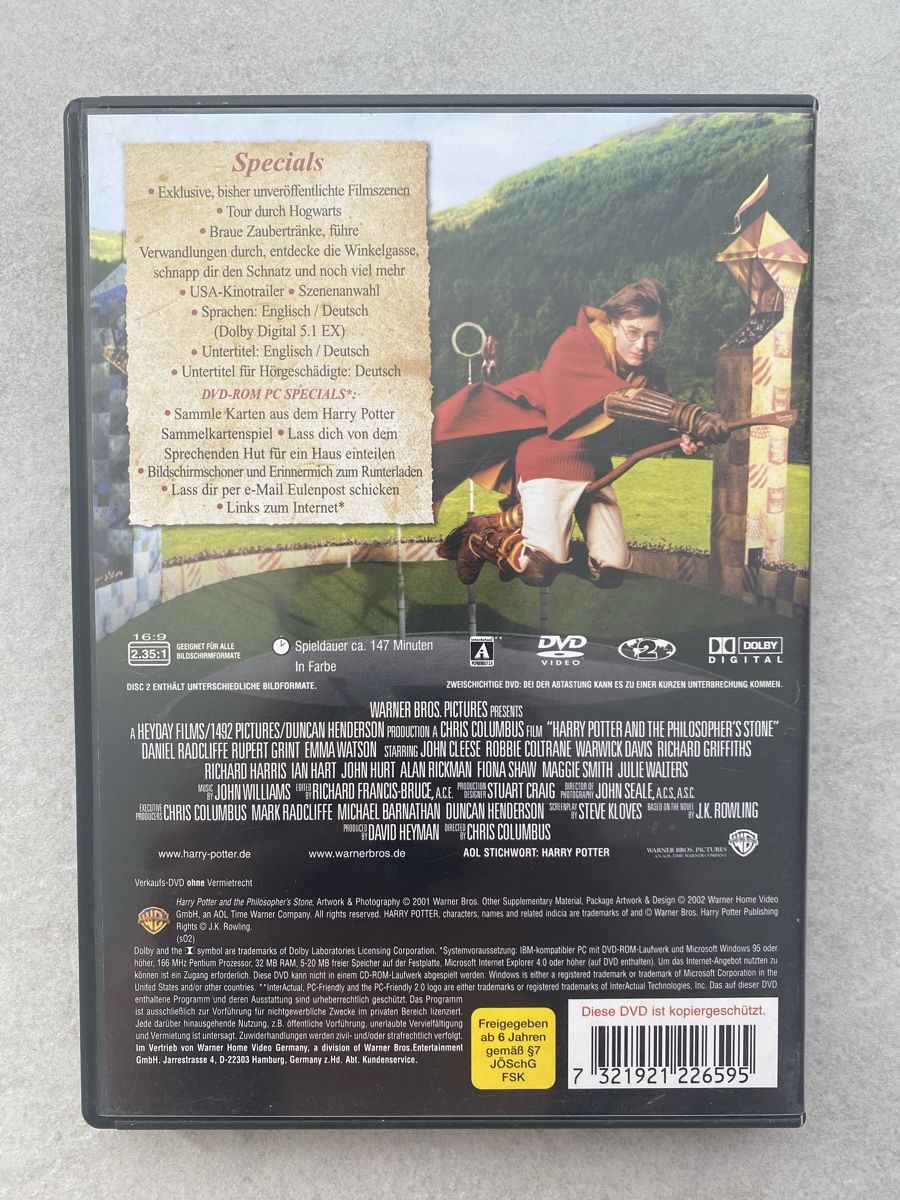 Alle DVDs: 3 DVDs Harry Potter Warner Bros – Gebraucht aus Altstätten / SG von heikoyzf 1