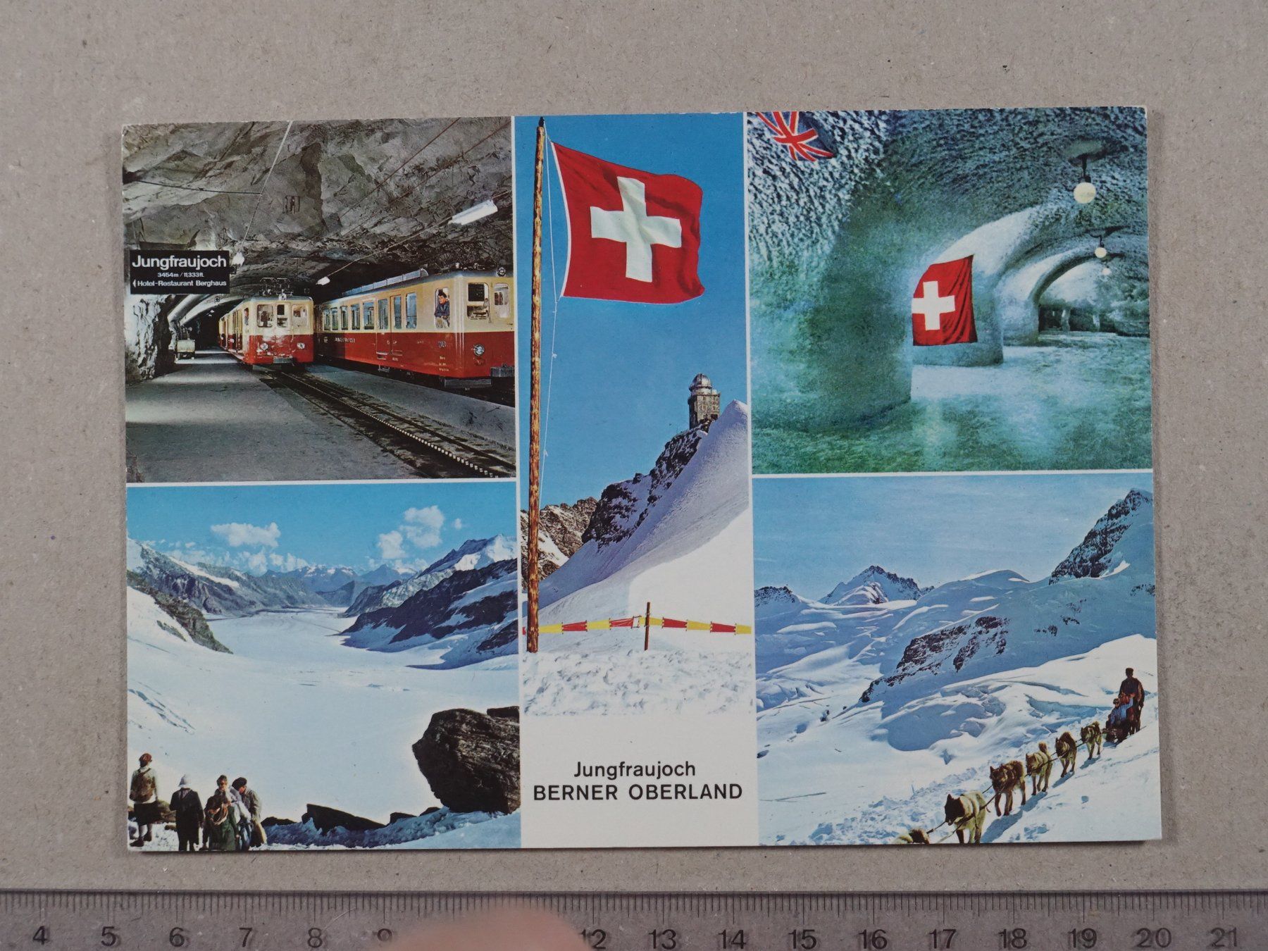 Cartoline postali: Jungfrau, Jungfraujoch – Usato da Lenzburg venduto da fh1