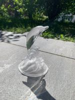 Glasfigur Delfin