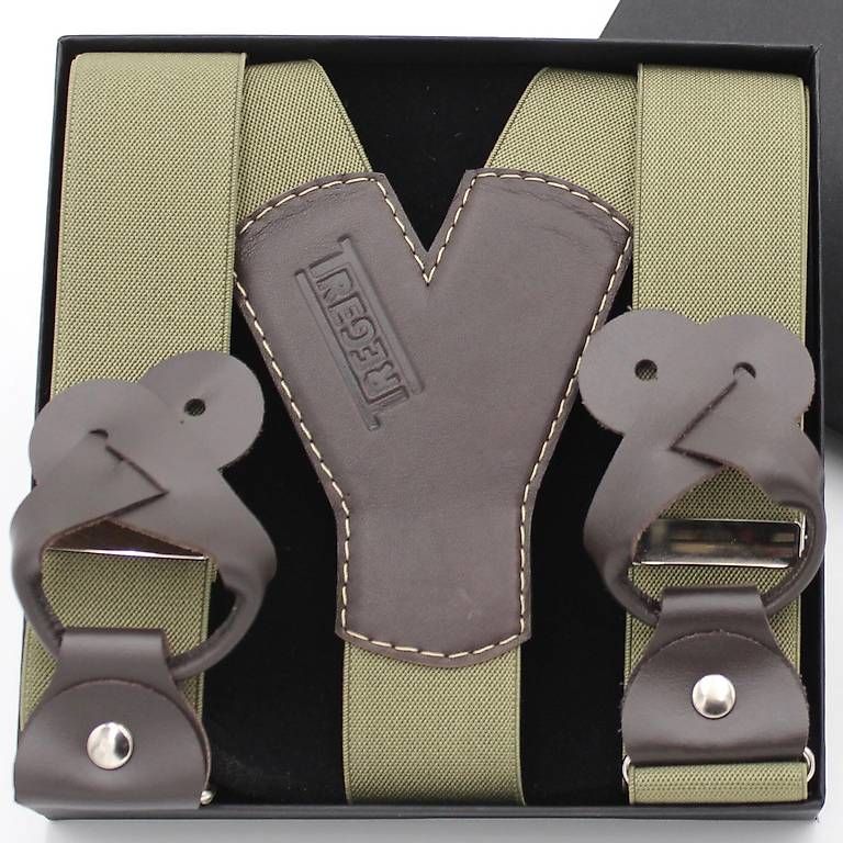 Altro in  Abbigliamento & Accessori: Hosenträger Moosgrün 35 mm – Usato da Goldau venduto da locherrogerio