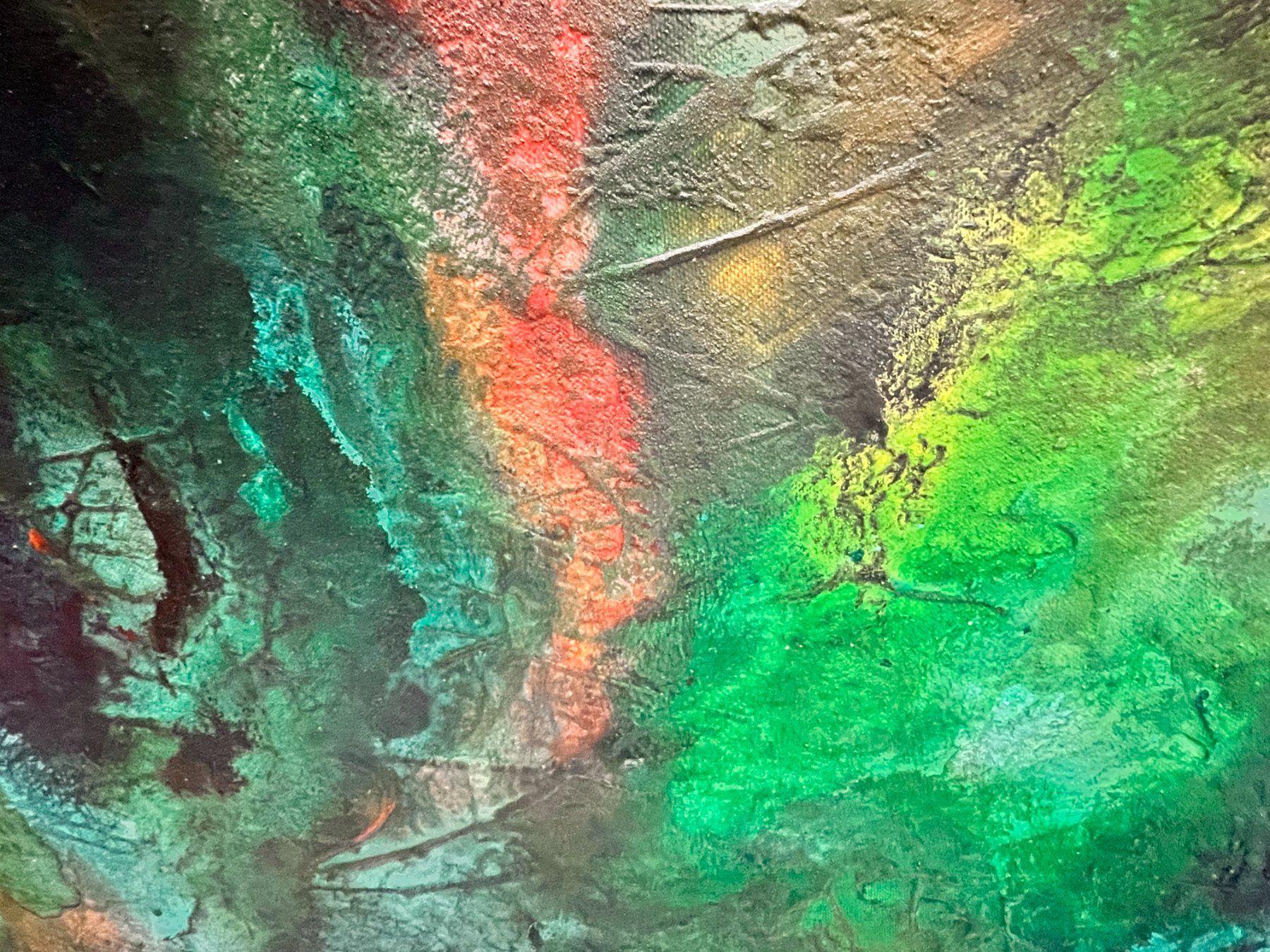 Dipinti: Andrea Scacciotti - Malerei auf Leinwand - Material abstrakt – Usato da Ponte Tresa venduto da 11GalleriaAlterEgo11 8