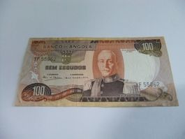 Angola 100 Escudos 24-11-1972 Marechal Carmona