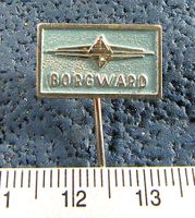 BORGWARD AUTO LOGO ANSTECKNADE OLDI VINTAGE ALT GEPRÄGT