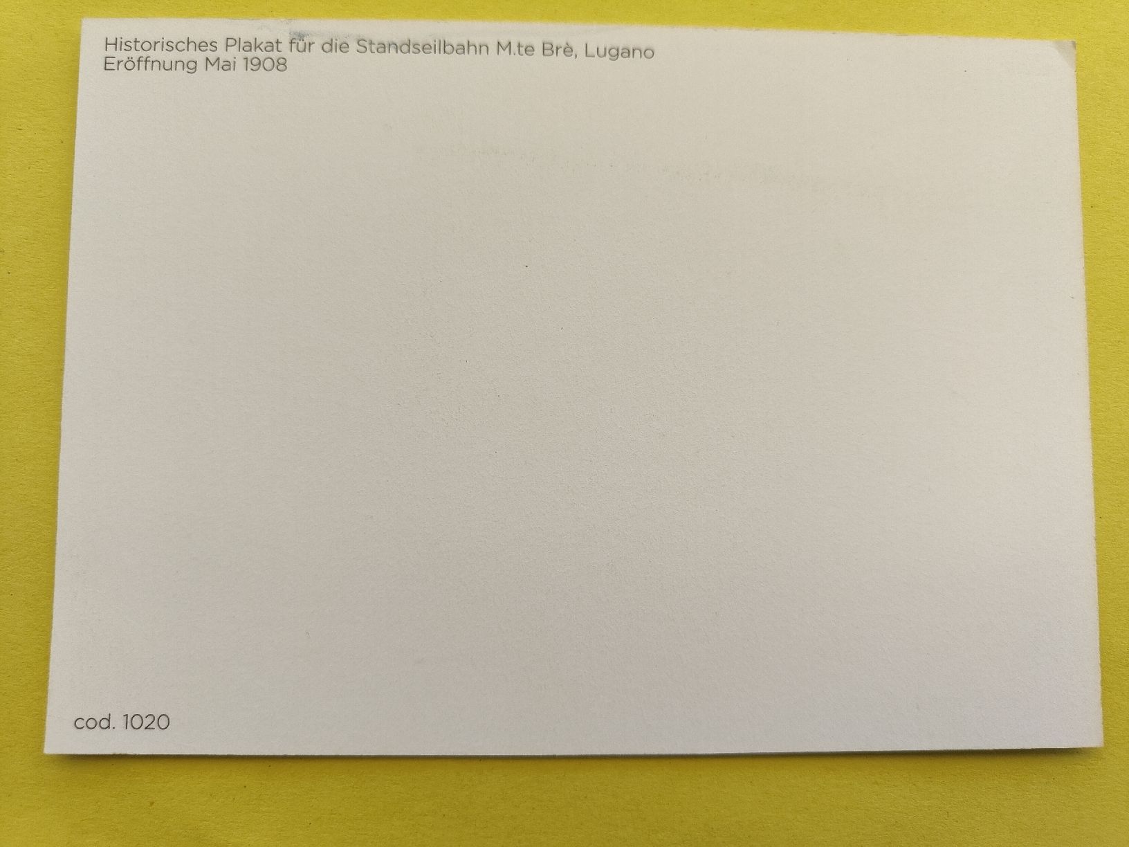Cartes postales: AK Monté Bre – Neuf avec emballage d'origine à chur par Hmars 1