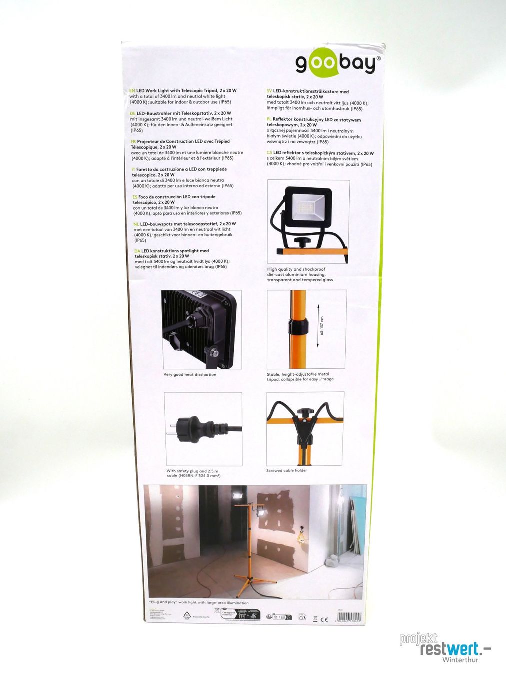 Lampes: GOOBAY - LED-Doppel-Baustrahler – D'occasion à Winterthur par Restwert_Winterthur 7