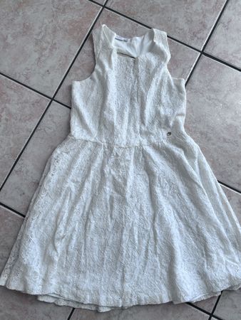 Vestito Bukids bianco in pizzo taglia 12-13 anni