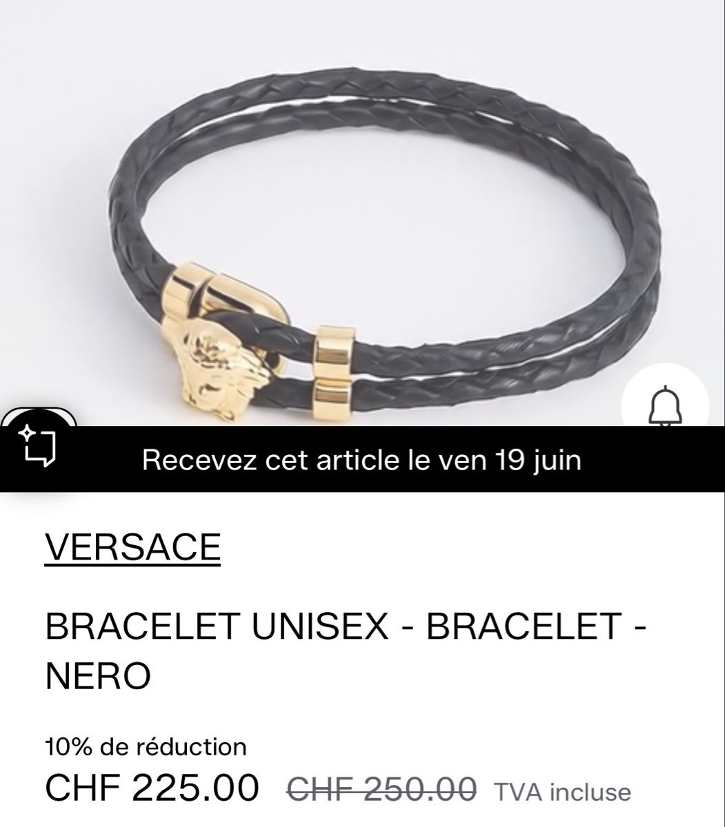 Versace Bracciali & Braccialetti: Versace bracelet unisexe en or  – Nuovo (secondo la descrizione) da Delemont venduto da adr_f5y6 2