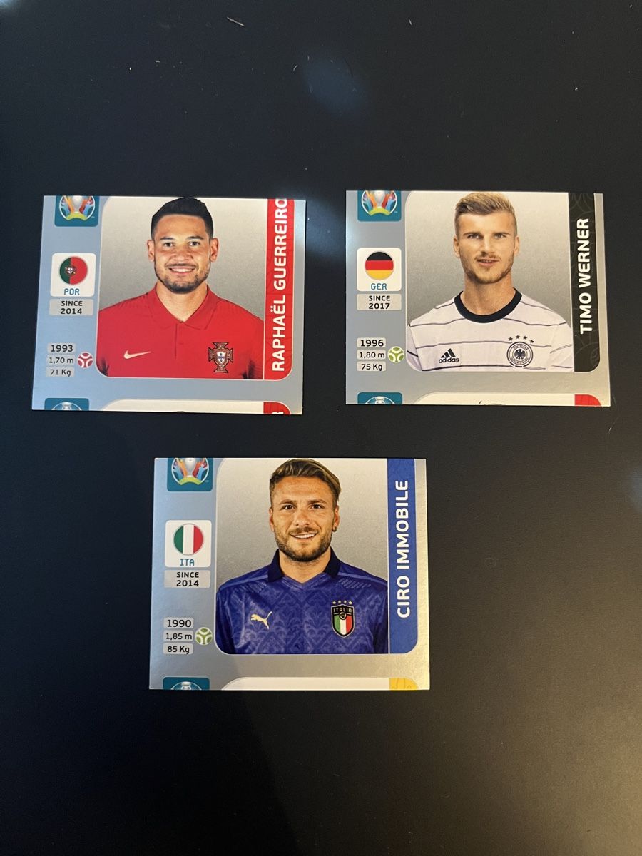 Panini Carte collezionabili: 3 Fehldrucke EM 2020 – Nuovo (secondo la descrizione) da Lupsingen venduto da sil_l6wg