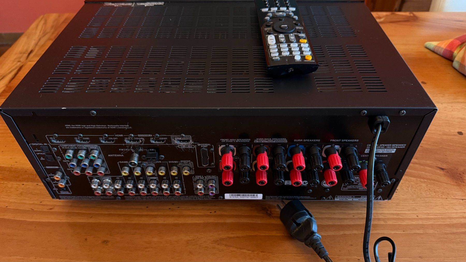Onkyo Home Cinema: Onkyo TX-SR607 AV Receiver – Usato da Mex VD venduto da dapl1 2