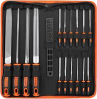 AojSup 18 tlg. Feilenset Metall Holz Aufbewahrungstasche
