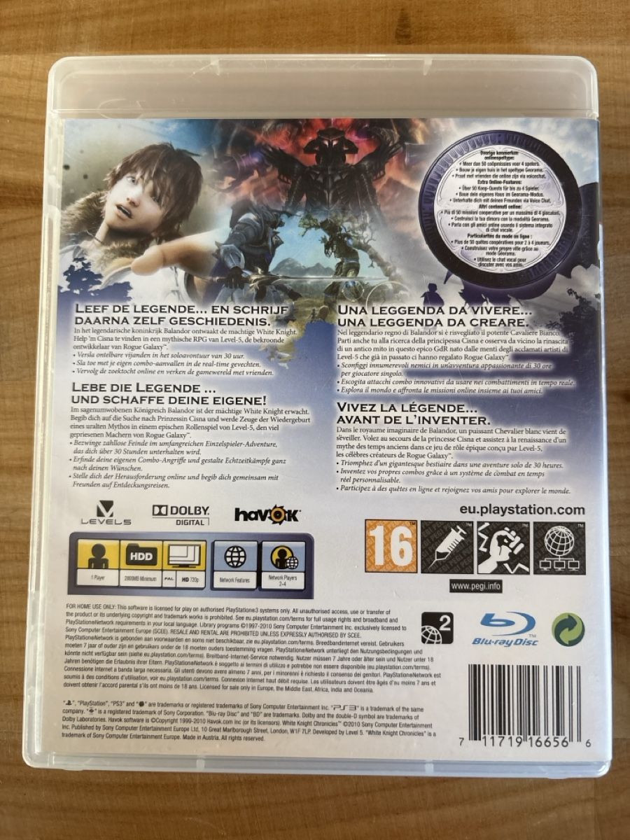 Giochi: PS3 Game / White Knight Chronicles – Usato da Rümlang venduto da resale35 1