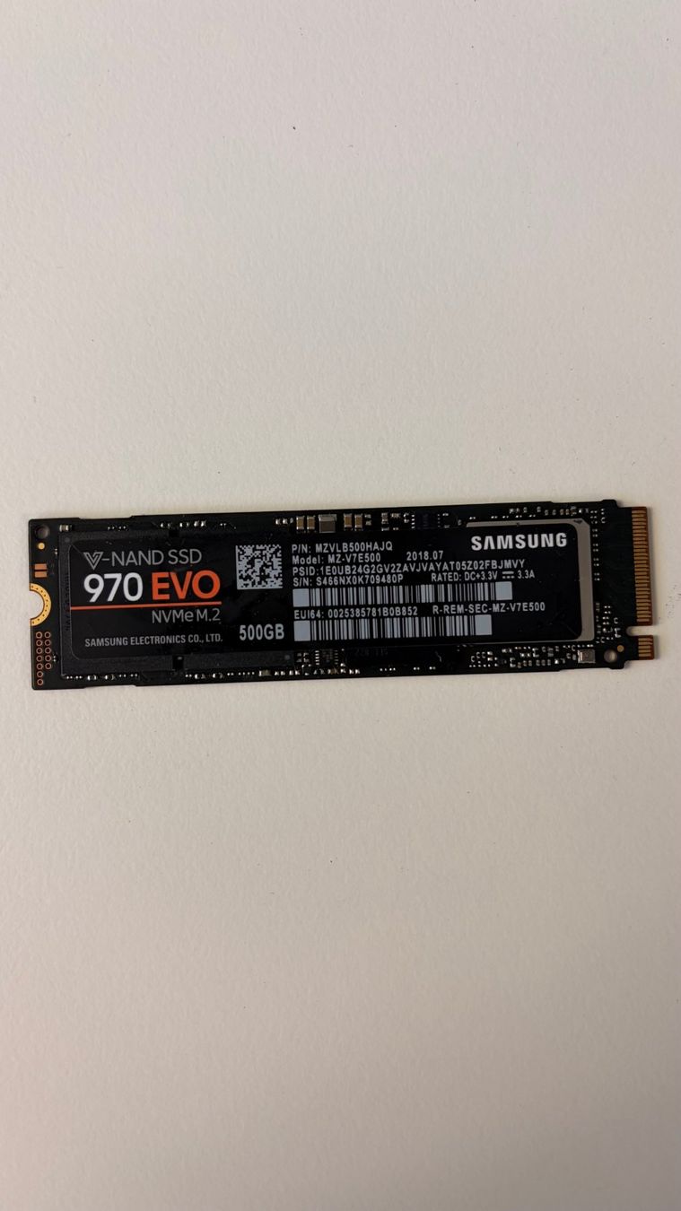 Samsung Dischi rigidi: SAMSUNG 970 EVO M.2 500GB – Usato da St. Margrethen SG venduto da Grenzgarage1 1