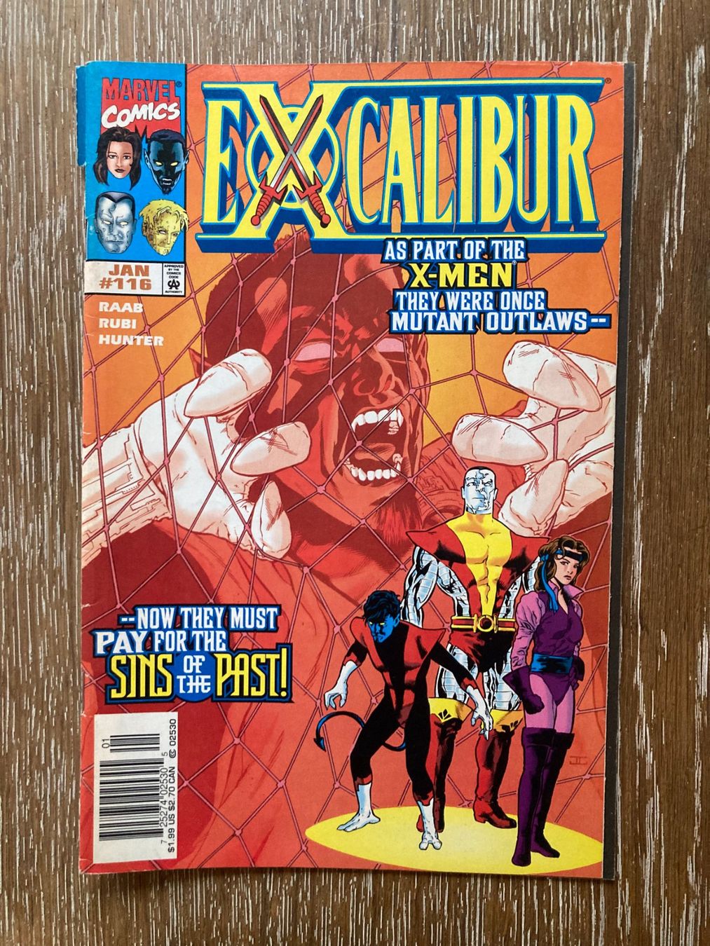 Fumetti: Excalibur #116 - Marvel Comics – Usato da Lausanne venduto da makenaikimuchi