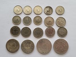 Münzen aus Schweden Silber