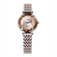 🇨🇭Damenuhr ®JOWISSA Rosé Silber Strass 5 Bar Swissmade NEU