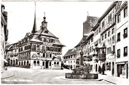 STEIN am Rhein - Rathaus ca. 1950 (SH)