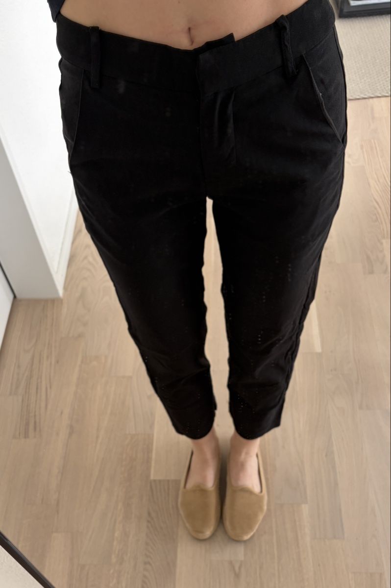 Hosen: Schwarze Hose mit Gummizug, Gr. XS – Gebraucht aus Au ZH von eac_gm25 1