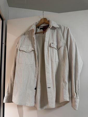 Tommy Hilfiger Cordhemd weiss Grösse S