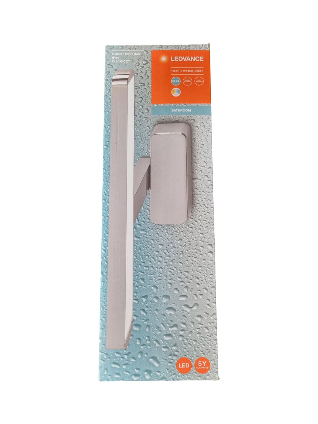 Osram Lampade: OSRAM Orbis Disc Bar Bathroom Mirror Licht 400mm Chrome – Nuovo (secondo la descrizione) da Wangen b. Olten venduto da Restwert_Wangen