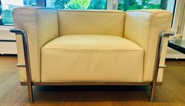 1x Cassina Le Corbusier LC3 „Fauteuil Grand Confort“ – Weiss