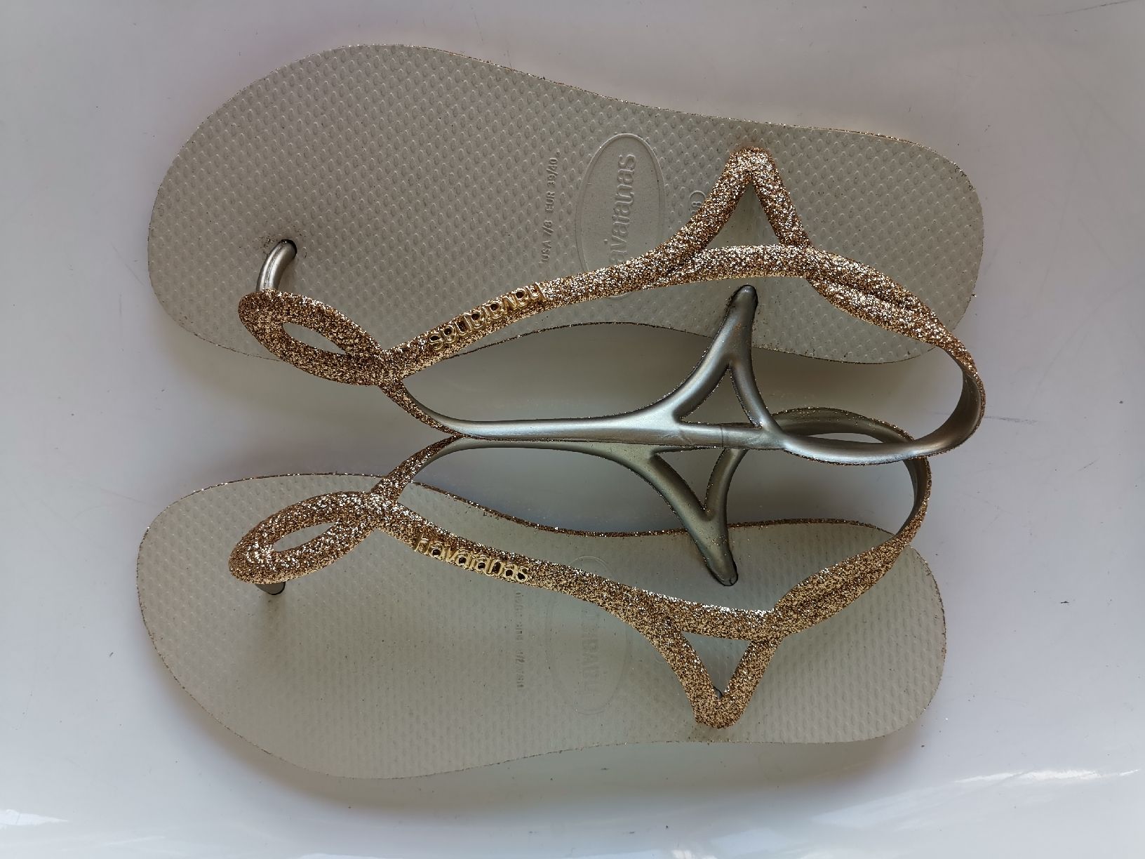 Havaianas Scarpe da donna: Havajanas, neu gold – Nuovo (secondo la descrizione) da Uerikon venduto da pink_flamingo