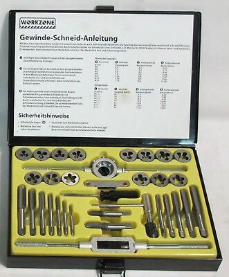 Produktbild von Gunson 77123 Whitworth Tap & Die Set - 23pc