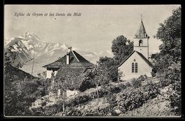AK Gryon, Eglise de Gryon et les Dents du Midi