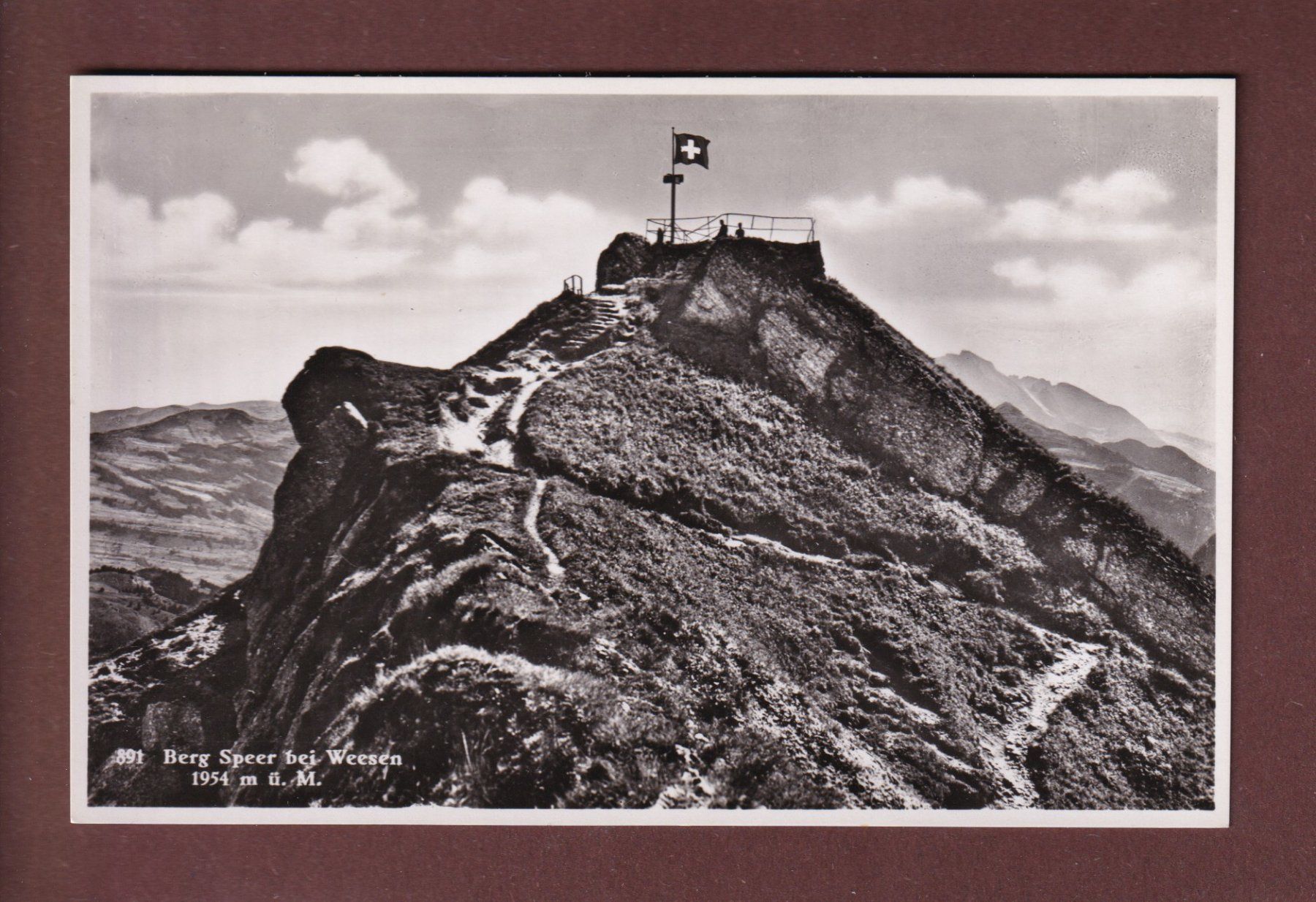 Cartes postales: BERG SPEER bei Weesen – D'occasion à Pully par nicecards-shop