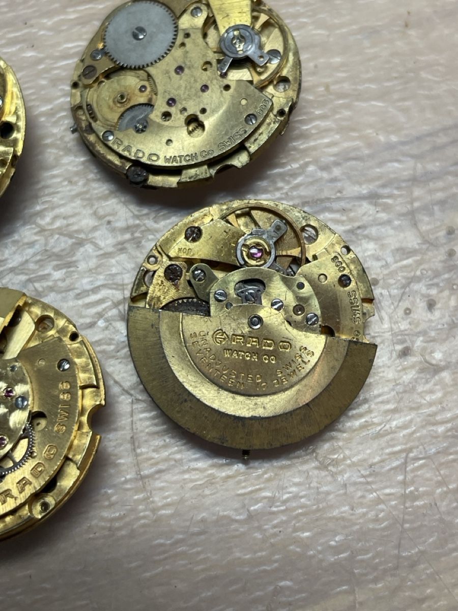 Rado Orologi: 8x Rado Uhrwerk 006 oder AS 1858 und 1859 – Difettoso da Varen venduto da Brico41 7