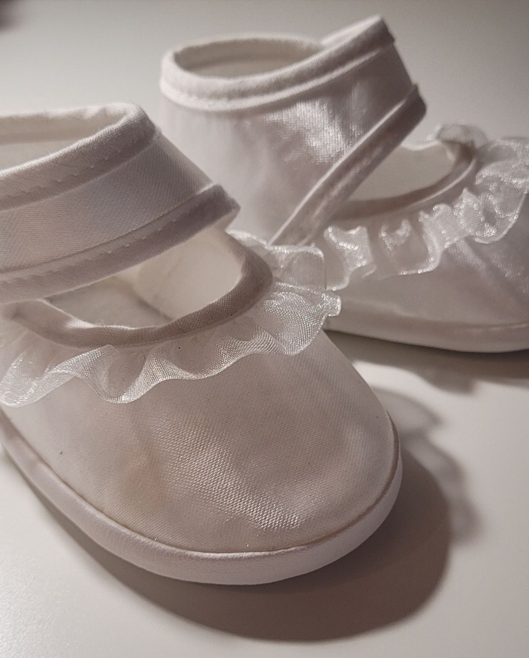 Scarpe per ragazzi: weisse Taufschuhe 11/18 – Nuovo e nell'imballaggio originale da Dintikon venduto da kaki-7