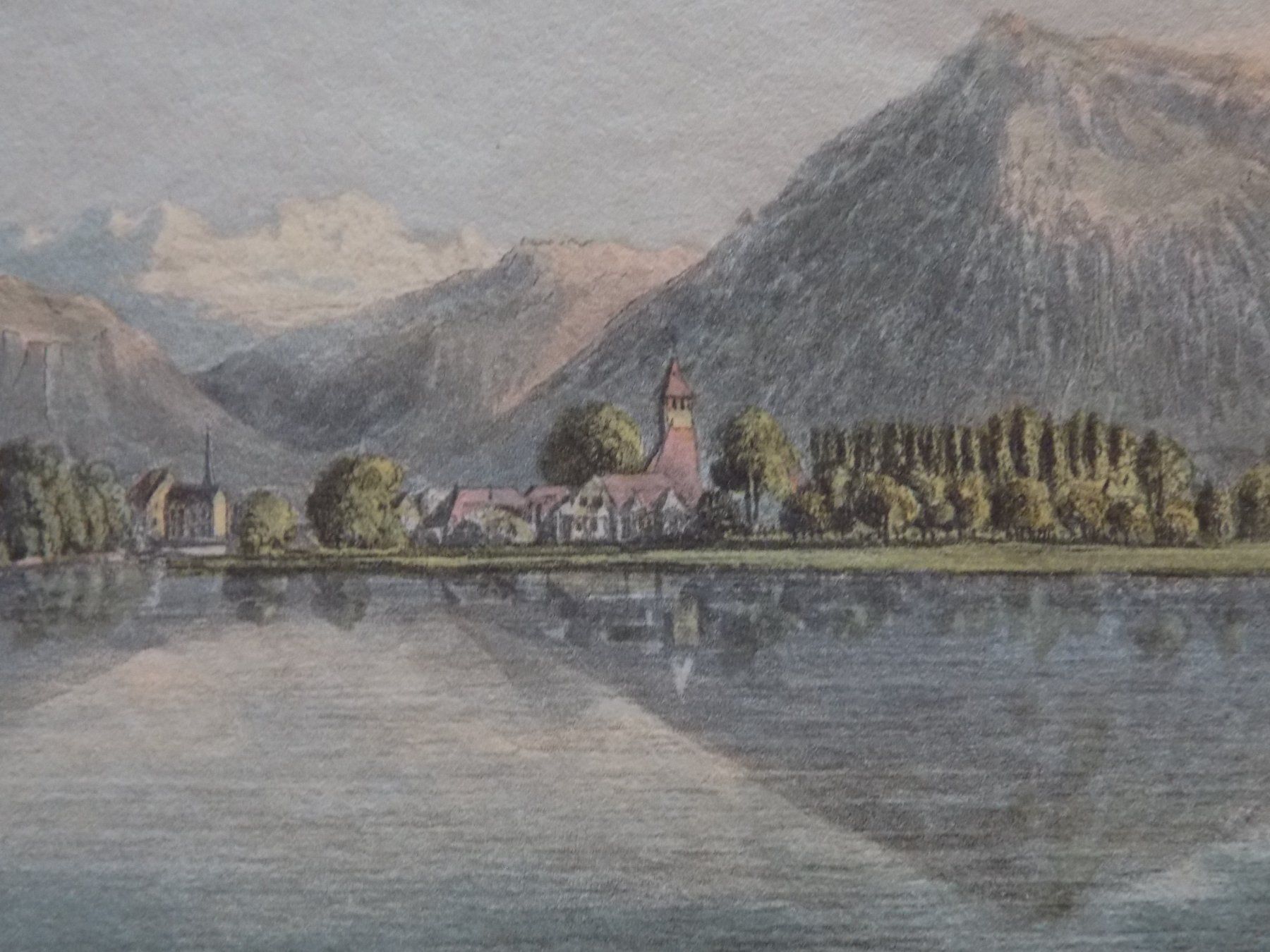 Stiche: View on the lake of Thun – Gebraucht aus Risch von Rischli15 9