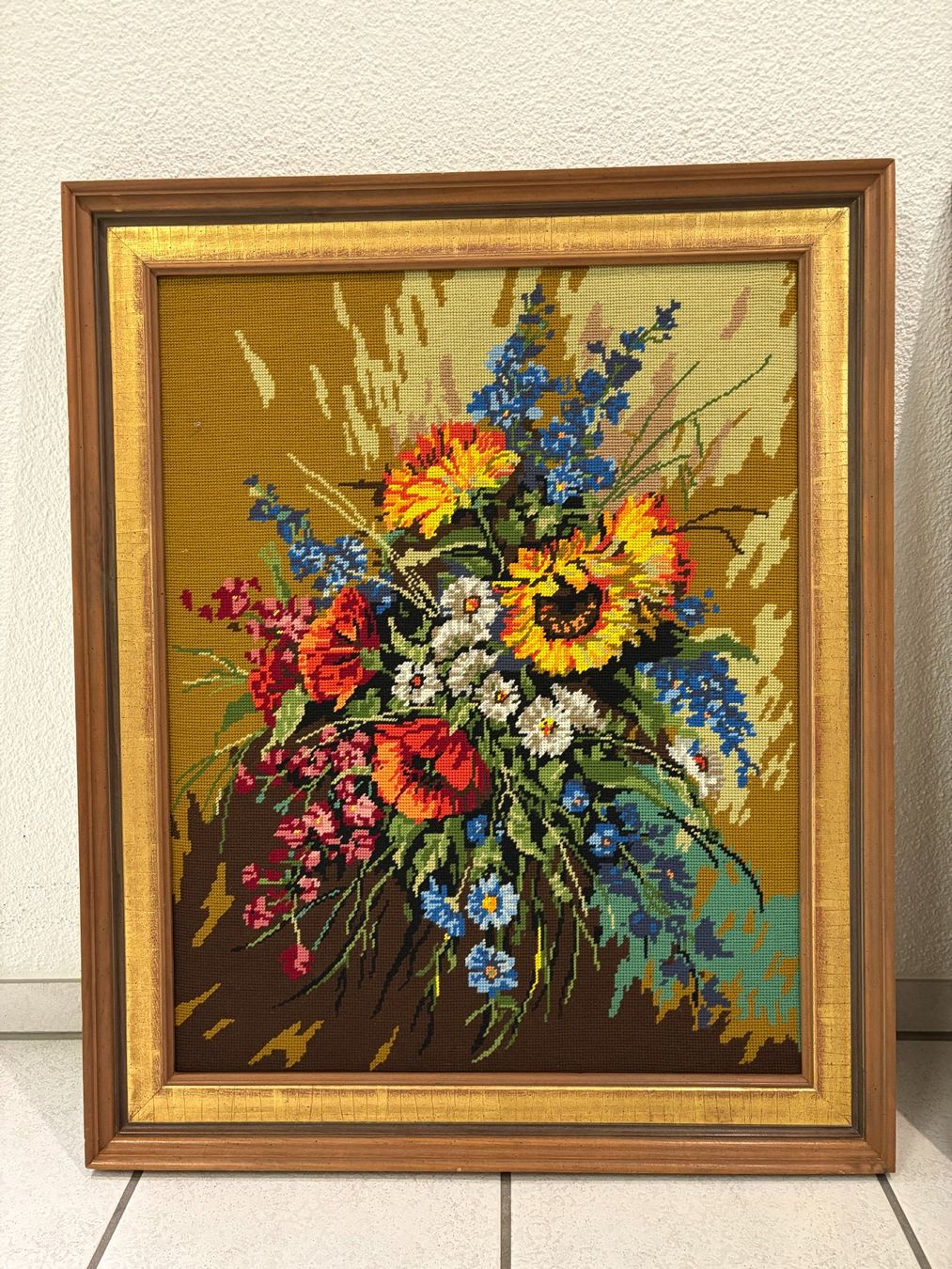Gemälde: 68cmbreitx82.5 cm/ Gobelin Tableaux atemberaubend – Gebraucht aus Ottenbach von TimelessEmotions. 1